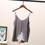 2022 Women Sexy Sleveless Silk Tube Top  - Camis Seamless Sports Lingerie Tee Bra Crop Top