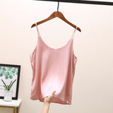 2022 Women Sexy Sleveless Silk Tube Top  - Camis Seamless Sports Lingerie Tee Bra Crop Top