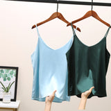 2022 Women Sexy Sleveless Silk Tube Top  - Camis Seamless Sports Lingerie Tee Bra Crop Top