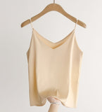 2022 Women Sexy Sleveless Silk Tube Top  - Camis Seamless Sports Lingerie Tee Bra Crop Top
