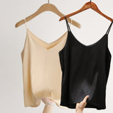 2022 Women Sexy Sleveless Silk Tube Top  - Camis Seamless Sports Lingerie Tee Bra Crop Top