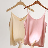 2022 Women Sexy Sleveless Silk Tube Top  - Camis Seamless Sports Lingerie Tee Bra Crop Top