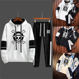 Clothing Spring Autumn Hip Hop Hoodie+Pants Tracksuit 2 Piece Set Skull Casual Streewear Wholesale Clothes to Sell Outfit