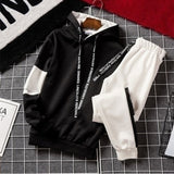 Clothing Spring Autumn Hip Hop Hoodie+Pants Tracksuit 2 Piece Set Skull Casual Streewear Wholesale Clothes to Sell Outfit