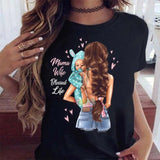 Maycaur Hot Sales Printed Female Tshirt Women Fashion Graphic Printed T-Shirt Harajuku Korean Style Short Sleeves Clothes Female