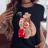 Maycaur Hot Sales Printed Female Tshirt Women Fashion Graphic Printed T-Shirt Harajuku Korean Style Short Sleeves Clothes Female