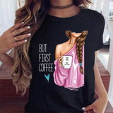 Maycaur Hot Sales Printed Female Tshirt Women Fashion Graphic Printed T-Shirt Harajuku Korean Style Short Sleeves Clothes Female