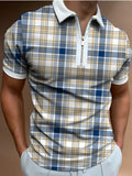 Polo Shirt Joining Together Letters Color Polo Shirts Brand Men Short-Sleeved Tees Shirt Man Clothes M-3XL