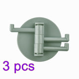 Aluminum Self Adhesive Multi-Purpose Wall Storage Hooks
