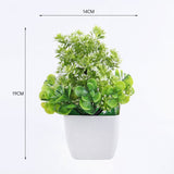 Mini Artificial Bonsai Aloe Plants-Home Garden Decor