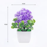Mini Artificial Bonsai Aloe Plants-Home Garden Decor