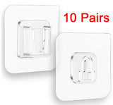 Transparent Strong Double-Sided Adhesive Wall Hooks Hanger Suction Cup Wall Holder