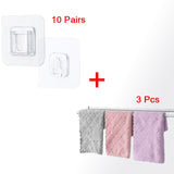 Transparent Strong Double-Sided Adhesive Wall Hooks Hanger Suction Cup Wall Holder