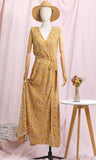 Jastie 2022 Summer Women Maxi Dress Bohemian Floral Print Dresses Hippie Chic Casual Beach Long Dress Female Vestidos de verano