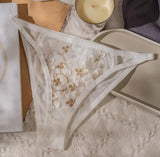 New Fashion Embroidered 3D Petal Bustier Bra Cropped Tops Female Thin Underwear Y1150