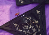 New Fashion Embroidered 3D Petal Bustier Bra Cropped Tops Female Thin Underwear Y1150