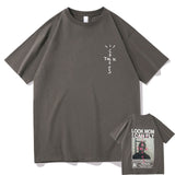 Cactus Jack T-shirt Summer Men Women LOOK MOM I CAN FLY Travis Scott Tees Hip Hop Style Short Sleeve Harajuku Logo Print Tshirt