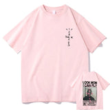 Cactus Jack T-shirt Summer Men Women LOOK MOM I CAN FLY Travis Scott Tees Hip Hop Style Short Sleeve Harajuku Logo Print Tshirt