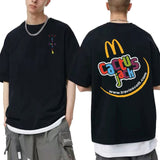 Cactus Jack T-shirt Summer Men Women LOOK MOM I CAN FLY Travis Scott Tees Hip Hop Style Short Sleeve Harajuku Logo Print Tshirt