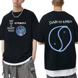 Cactus Jack T-shirt Summer Men Women LOOK MOM I CAN FLY Travis Scott Tees Hip Hop Style Short Sleeve Harajuku Logo Print Tshirt