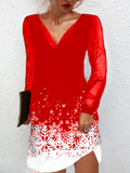 Dresses for Women V Neck Lace Sleeve Short Dress Spring Summer Sexy Ladies Black Party Bodycon Dresses fashion 5XL