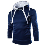 Mens Tracksuit Casual Sweatshirt Sets Double Zipper Hoodies Pants Suit Outdoor Sportswear