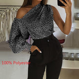 Celmia Summer Women Long Sleeve Casual Top