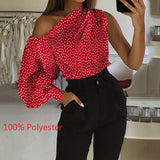 Celmia Summer Women Long Sleeve Casual Top