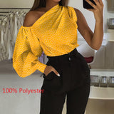 Celmia Summer Women Long Sleeve Casual Top