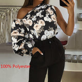 Celmia Summer Women Long Sleeve Casual Top