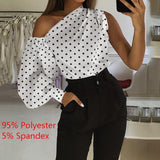 Celmia Summer Women Long Sleeve Casual Top