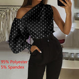 Celmia Summer Women Long Sleeve Casual Top