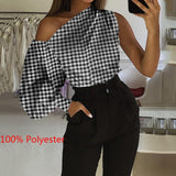 Celmia Summer Women Long Sleeve Casual Top