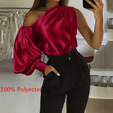 Celmia Summer Women Long Sleeve Casual Top