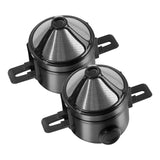 Foldable & Portable Stainless Steel Drip Coffee Maker with Coffee Tea Holder