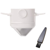 Foldable & Portable Stainless Steel Drip Coffee Maker with Coffee Tea Holder