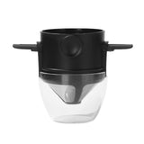 Foldable & Portable Stainless Steel Drip Coffee Maker with Coffee Tea Holder
