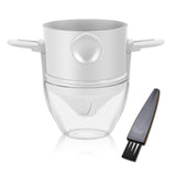 Foldable & Portable Stainless Steel Drip Coffee Maker with Coffee Tea Holder