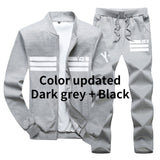 Plus Size 9XL Mens Set Casual Fleece 2 Piece Sets Sweatshirt + Pants Male Tracksuit Sporting Sweat Suits Man Fashion Sportswear
