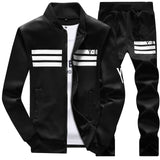 Plus Size 9XL Mens Set Casual Fleece 2 Piece Sets Sweatshirt + Pants Male Tracksuit Sporting Sweat Suits Man Fashion Sportswear