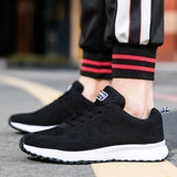 Unisex White Sneakers for Men Mesh Sports Trainers Running Shoes Man 2022 Summer Male Women Flat zapatillas para hombre Red