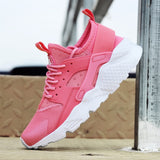 Unisex White Sneakers for Men Mesh Sports Trainers Running Shoes Man 2022 Summer Male Women Flat zapatillas para hombre Red