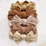 5Pcs/Lot Baby Headband Cable Knit Headbands For Children Elastic Hair Bands