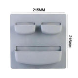 Plastic Self-adhesive Storage Rack Wall Refrigerator Mounted Holder Kitchen Bathroom Organizer Shelf Rack Home Appliance Supply