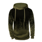Mens Tracksuit Casual Camouflage Hoodies and Pants Two Piece Sets Outdoor Sweatshirt Set