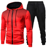 Men Tracksuit Hoodies Jacket Hoodies+Sweatpant Suit Male Pullover Hoody Fashion Streetwear Clothes