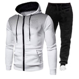 Men Tracksuit Hoodies Jacket Hoodies+Sweatpant Suit Male Pullover Hoody Fashion Streetwear Clothes