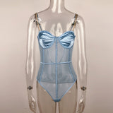 Sexy Bodysuit Women Lace Strapless Bodies For Women Female Bodys Overalls For Women Slim One Piece Bodycon Body Suit