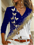 Shirts for Women Lace Long Sleeve Tshirts Spring Autumn Ladies Casual Sexy V Neck Dot Print Slim Fit Shirt Tops Woman Tshirts