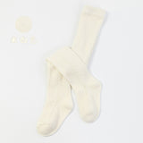 Soft Warm Knitted Solid Color Tights for Baby's 0-5